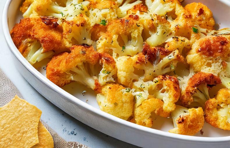 Baked Cauliflower & Chips