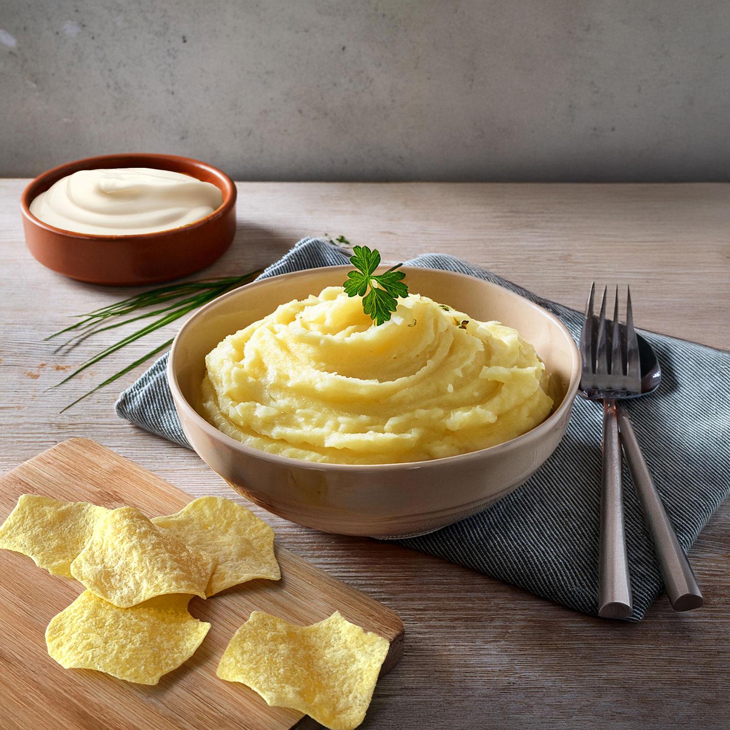 Creamy Chips Mashed Potatoes