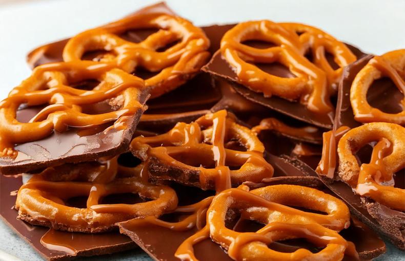 Choco-Caramel Knots