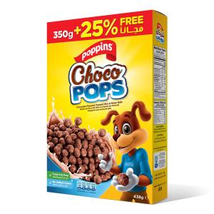 Choco Pops 350g+25% Free