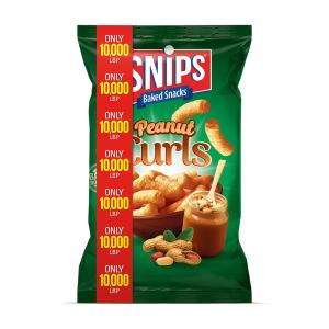 Snips Curls Peanut - 10,000 LBP