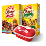 Choco Bumps & Choco Bits Duo + Free Lunch Box