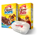 Choco Pops & Choco Bits Duo + Free Lunch Box