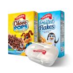 Choco Pops & Frosted Flakes Combo + Free Lunch Box