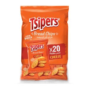 Tsipers Bread Chips Cheese(20 Packs)