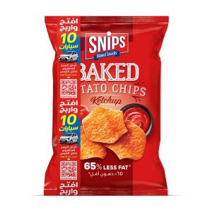 Snips Baked Chips Ketchup - Open & Win
