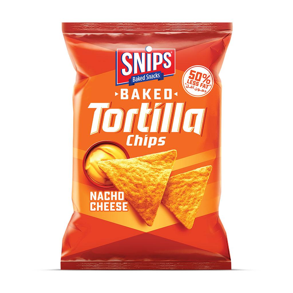 Baked Tortilla Chips Nacho Cheese