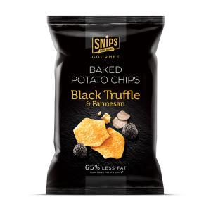 Baked Potato Chips Gourmet - Black Truffle & Parmesan