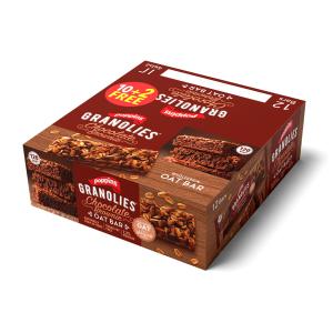 Granolies Oat Bar Chocolate Brownie (10+2 FREE)