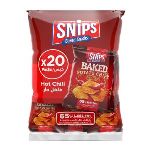 Baked Potato Chips - Hot Chili (20 Packs)