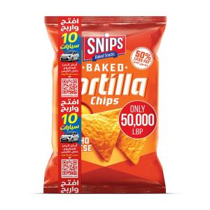 Snips Tortilla Nacho Cheese - Open & Win (50,000 LBP)